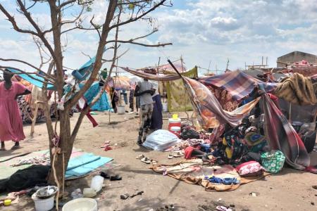 Refugee camp in Renk