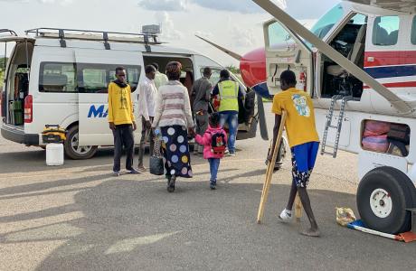 Refugees transported from Renk - South Sudan 2023